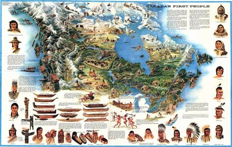 canada s first people map indigenous people of canada first nations canadian history