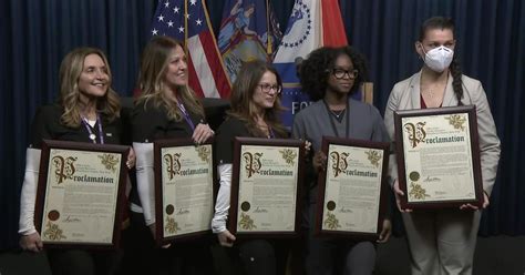 5 New Rochelle School Nurses Honored For Saving Teens Life Cbs New York