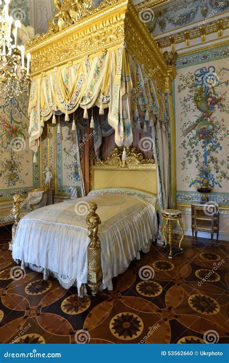 Ceremonial Bedroom In The Royal Residence In Pavlovsk Russia Editorial Image Image Of Unesco