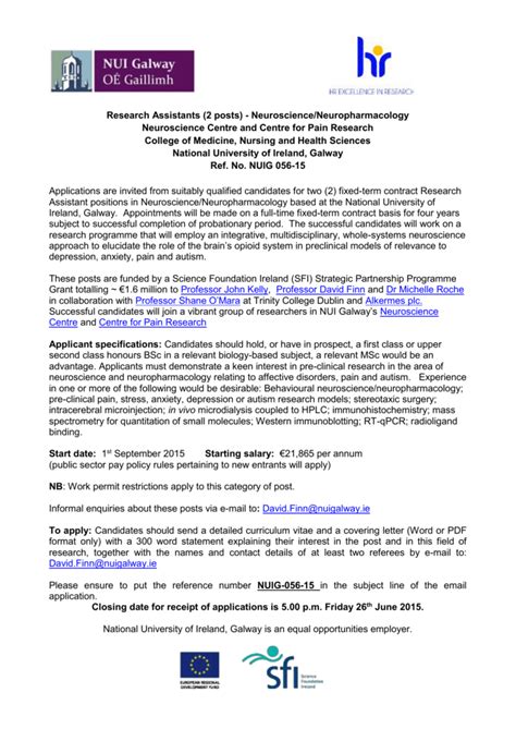 For writing tips, view this sample cover letter for a research assistant, or download the research assistant cover letter template in word. Research Assistant Cover Letter Database - Letter Templates