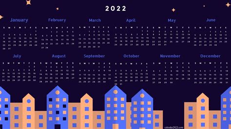 Calendar Desktop Wallpaper 2022