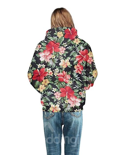 This hipster floral pattern hoodie is a best seller of ours. Pretty Long Sleeve Floral Pattern 3D Painted Hoodie ...