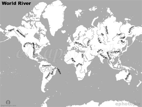 World Rivers Map Printable Blankmapdirectoryworldgalleryriver