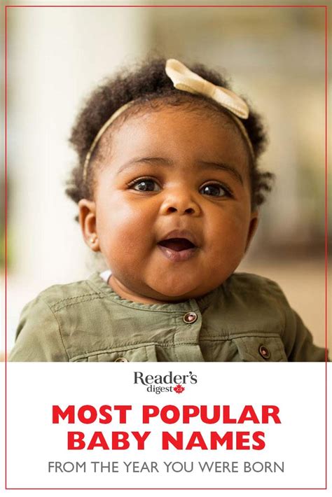 The Most Popular Baby Names From The Year You Were Born Popular Baby