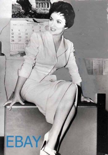 Gina Lollobrigida Busty Leggy Sexy Candid 1954 Vintage Photo Ebay