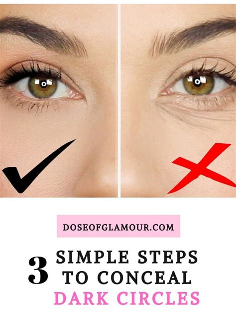 How To Conceal Dark Circles With Simple Steps Dose Of Glamour