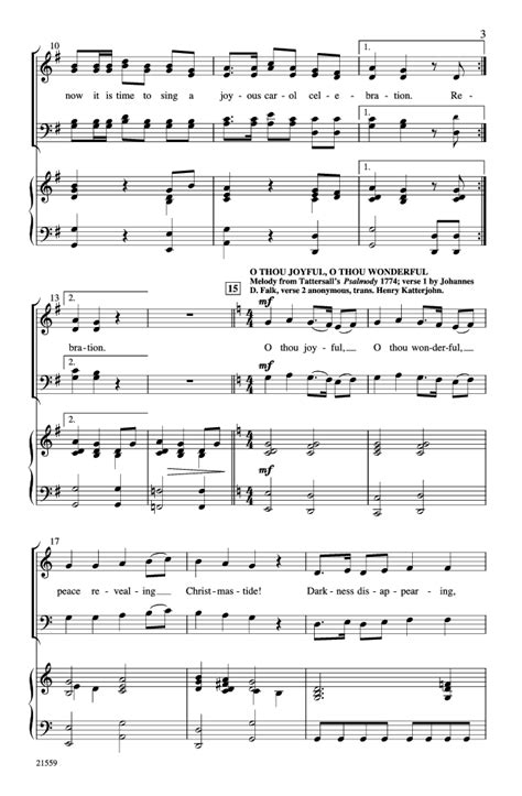 Carol Celebration Satb Arr Tom Fettke J W Pepper Sheet Music