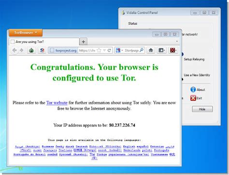 All anyone monitoring your browsing habits can see is that you're using tor. Tor Browser Bundle 2.3.25-11 - Neowin