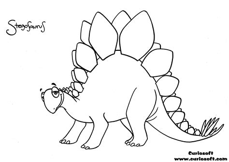 Stegosaurus Coloring Page At GetColorings Free Printable