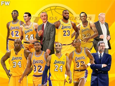 Ranking The Top 10 Most Important Lakers Of All Time Kobe Bryant Leads