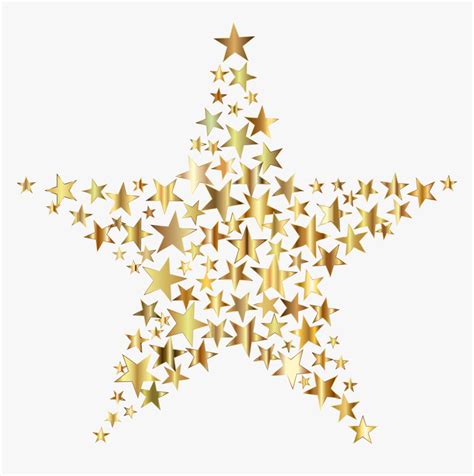 Star Gold Clip Art Gold Star No Background Hd Png Download