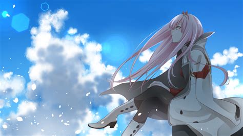 Perfect screen background display for desktop, iphone, pc, laptop, computer, android phone, smartphone, imac, macbook, tablet, mobile device. Wallpaper : darling in franxx, anime girls, Zero Two Darling in the FranXX, Darling in the ...