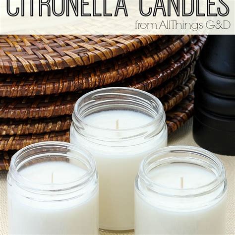 Make Your Own Even Better Citronella Candles Making Candles Diy