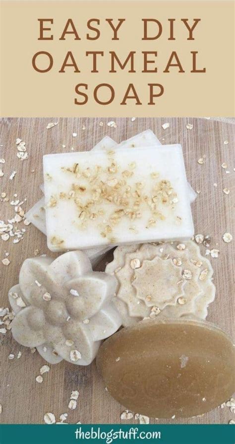 Homemade Melt And Pour Oatmeal Soap Recipe Easy To Make