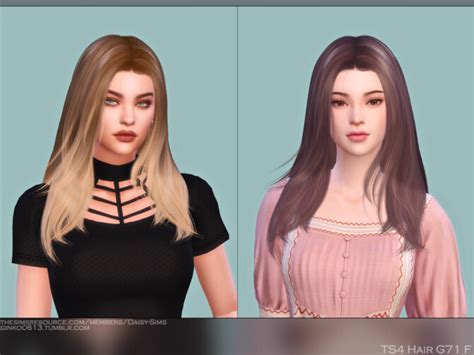 Female Hair G71 By Daisy Sims At Tsr Sims 4 Updates