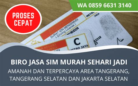 Biro jasa sim tuban : Jasa Pembuatan Sim Tangerang dan Jakarta Selatan | Murah ...