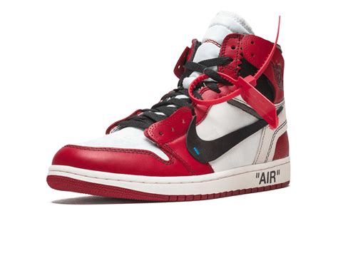 Nike Air Jordan 1 X Off White The 10 Red White ⋆ кроссовки садовод