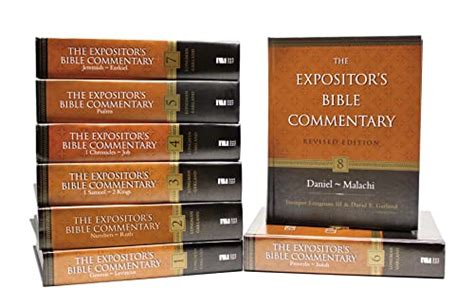 Expositors Bible Commentary Revised 8 Volume Old Testament Set The Expositors Bible