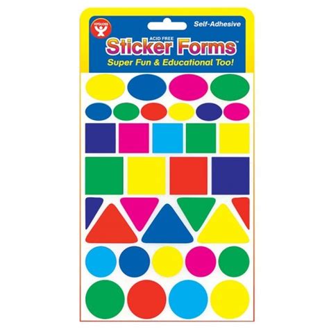 Geometric Shapes Stickers