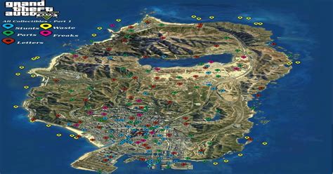 Grand Theft Auto 5 Detailed Map