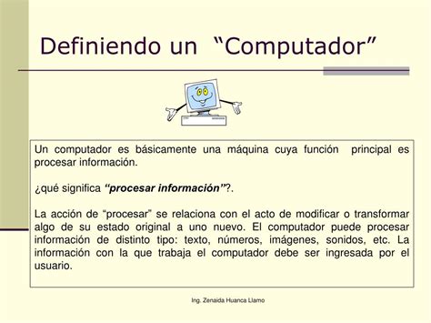 Ppt El Computador Y Sus Distintos Componentes Powerpoint Presentation