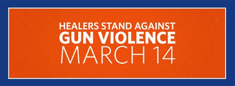 Healers Stand Against Gun Violence March 14 Brigham Bulletin