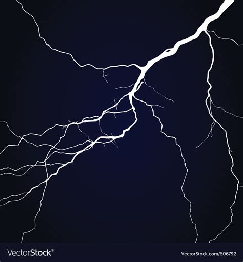 Lightning Royalty Free Vector Image Vectorstock 3a3