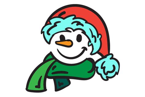 Download Snowman Face with Christmas Hat (SVG Cut file) by Creative ...