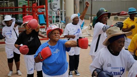 Boxing Grannies South Africas Pensioners Fighting To Keep Fit