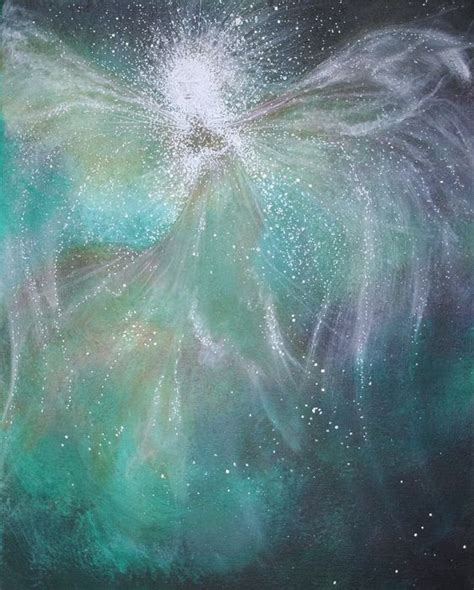 Majestic By Naomi Walker In 2021 Angel Wall Art Spiritual Paintings