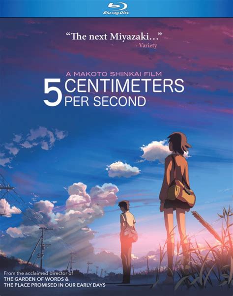 5 Centimeters Per Second Blu Ray Animes To Watch Garden Of Words