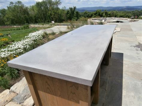 Outdoor Concrete Countertop | Concrete outdoor kitchen, Outdoor concrete countertops, Outdoor ...