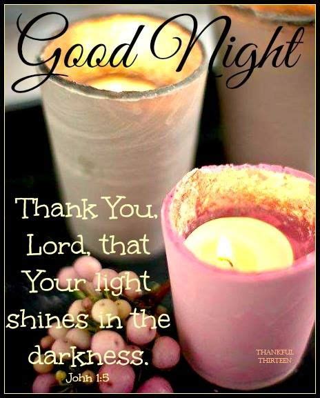 Good Night Thank You Lord Pictures Photos And Images For Facebook