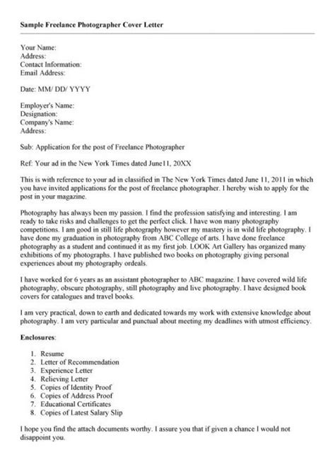 Maybe you would like to learn more about one of these? Photography Cover Letter | Photography Cover Letter ...