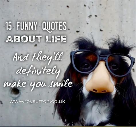 Funny Quotes About Life That Ll Make You Smile Roy Sutton