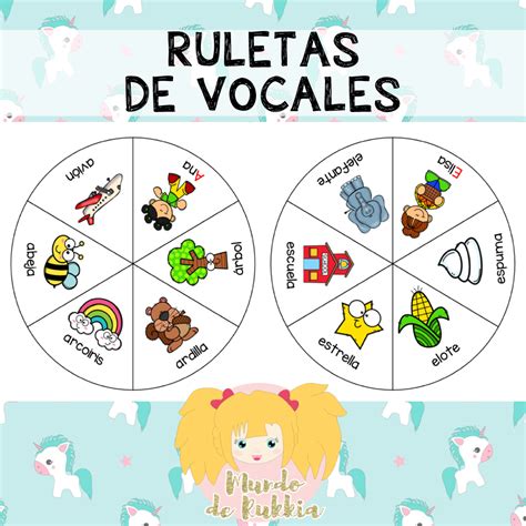 Ruleta Para Imprimir Y Colorear Las Vocales Aprende Las Vocales Con