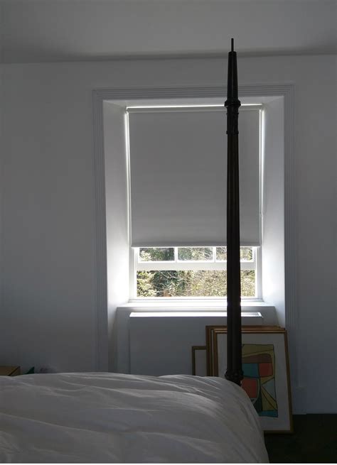 Buy bedroom window roller blinds and get the best deals at the lowest prices on ebay! Blackout roller blind in polar white | Bedroom blind ...