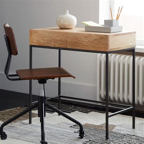 More than 2000 mini desks at pleasant prices up to 30 usd fast and free worldwide shipping! Industrial Storage Mini Desk | west elm UK