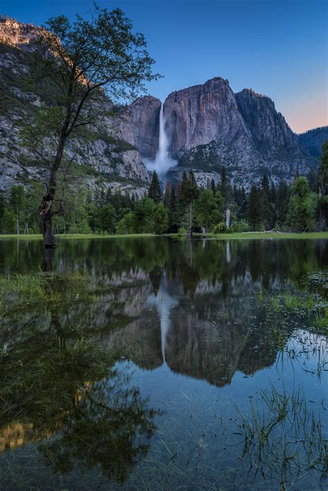 Yosemite Falls Reflection Outdoor Photographer
