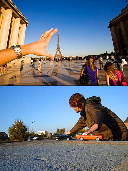18 Mind Bending Forced Perspective Photos That Look Like Optical
