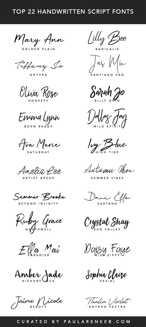 Here are a few 'typography in email' tips that will come handy when you are all set to select the best font for your next email marketing campaign 22 Best Script Fonts For Personal or Business Branding ...