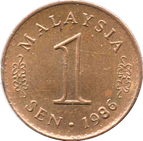 1 Sen Malaysia Numista