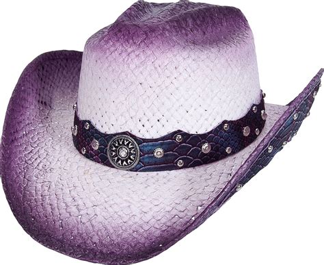 Cowgirl Hats Cowgirl Hats Straw Cowgirl Hat Purple Hats