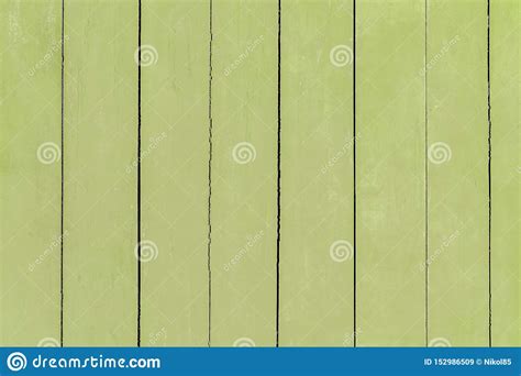 Texture Of Light Green Wooden Wall With Cracked Paint Stock Image