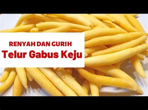 Campur telur, margarin, garam, dan roiko, tambahkan tepung sedikit demi sedikit, uleni sampai bisa dipilin. Resep Telur Gabus Keju - YouTube