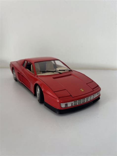 Bburago Vintage Ferrari Testarossa Red Made In Italy Hobbies Toys Collectibles