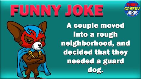 😁 Funny Joke 😁 A Guy Buys A Guard Dog But What He Gets Is Hilarious