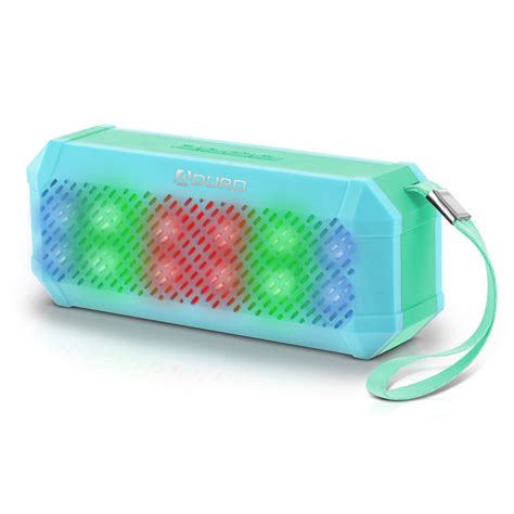 Aduro Amplify Sound Glow Wireless Portable Speaker W Led Light Show