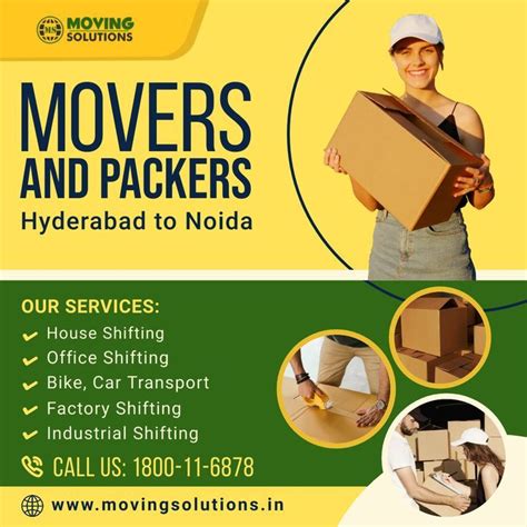 Best Packers And Movers Hyderabad To Noida At Best Prices Packers And
