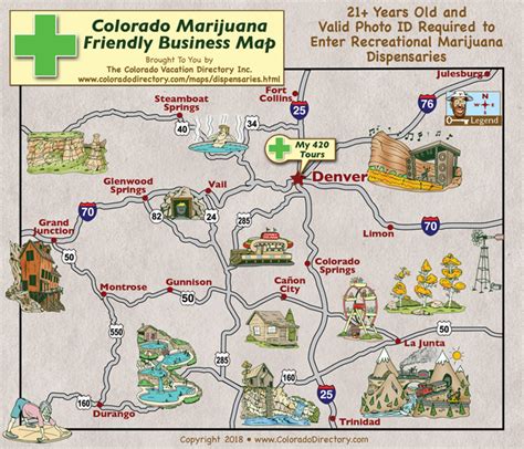Map Of Dispensaries In Colorado Color 2018